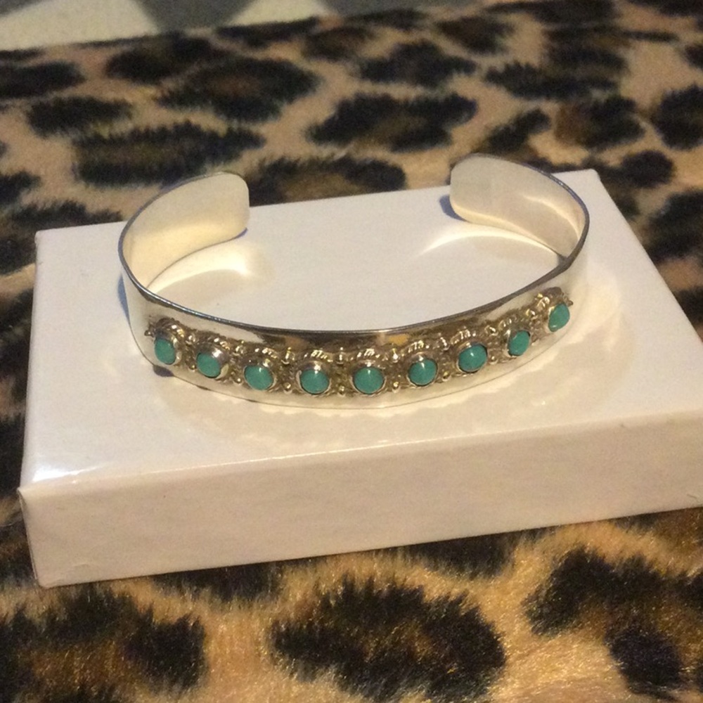 Silver & Turquoise Cuff Bracelet